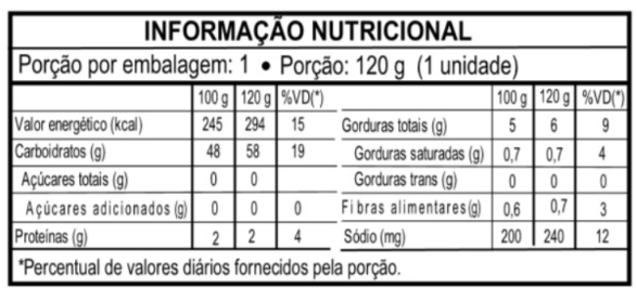 Pizza Tipo Calabresa Moída 120 g