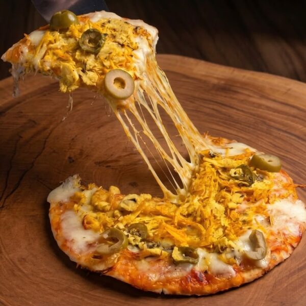 Pizza de Frango C/Creme  Artesanal -120 g